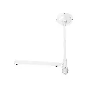 Ceiling Mount with Full 360° Rotation in White Superlux Lighting - LSM-16-WH
