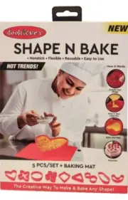 DOOHICKEY SHAPE 'N' BAKE (INCLUDES 5 PC SET and BAKING MAT) - Brand New!!