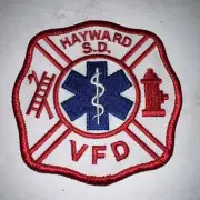 Hayward South Dakota Fire department Patch NEW Medic firefighter EMT Volunteer ￼
