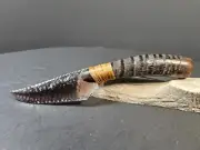 Sweet Davis Smokey Obsidian MINI Knife~Springbok~unique QUALITY~Collect~Purple