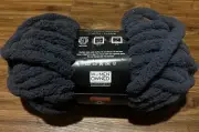 Mainstays Chunky Chenille Yarn 31.7 100% Polyester Super Bulky Charcoal