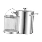 Deep Fryer Pot Stainless Steel Oil Deep Fry Pan with Basket and Lid Vegetable