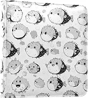 Delicate Cartoon Puffer Fish Black puzzle storage folder Self Adhesive Pages 1 pcs 6x8'' Photos regalos para aniversario de novios