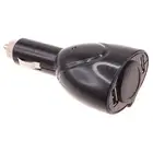 For Samsung Galaxy S24/Ultra/Plus - DC Socket Car Charger 2-Port USB Power