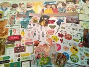 Junk Journal Supplies, 195 pc. "The Girls"