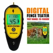 20~15000V Ranch Farm Livestock Electric Fence Digital Voltage Tester Detector