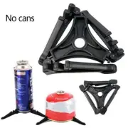 Camping Stove Base Holder Gas Canister Stand Bottle Shelf Can Tank Tripod