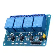 10pcs 5V 4 Channel Relay Module For PIC ARM DSP AVR MSP430 Blue Geekcreit for Arduino - products that work with official