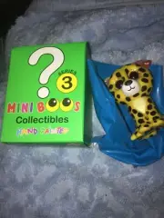 TY Mini Beanie Boos Figures Series 3 - Speckles The Leopard (2 inch) - New Toy
