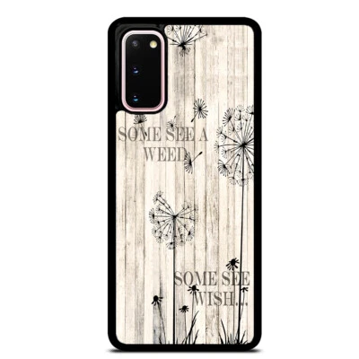 Some See a Wish Flowers Case Cover Samsung Galaxy S23 S22 Plus Ultra S21+ S20