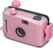 35mm Film Camera, Reusable Retro Film Camera with Waterproof Case, Kids Point and Shoot Camera, 1/100s Shutter Speed, F /9 28MM Lens, Lightweight, for Snorkeling Swimming (Light