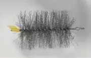 CFC049 200mm/8 inch dia Gal Crimp Wire Pull Thru Flue Brush 200mm long