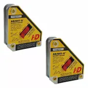 2 x Strong Hand Adjust-O Magnet Square Small - On/Off 40kg Pull Force - MSA46-HD