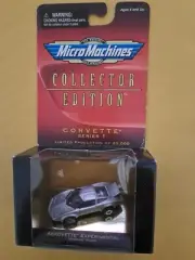 1998 Micro Machines "Collector Edition" Corvette Aerovette Silver (05)