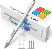 Surface Pen for Microsoft Surface Pro 11/9/8/7/6/5/4/3/X, Surface Go 4/3/2 Laptop/Studio/Book 4/3/2, Stylus Pen with 4096 Pressure Sensitivity and Palm Rejection, Magnetic Attachment Surface Pen