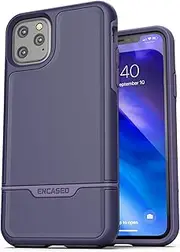 Encased Protective iPhone 11 Pro Case Purple (2019 Rebel Armor) Military Grade Heavy Duty Full Body Cover