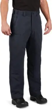 NEW MENS 36x31.5 UNHEMMED PROPPER EDGETEC SLICK TACTICAL PANTS F5906 LAPD NAVY