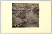 c1960s Claude Monet Water Lilies Meriden Conn Postcard