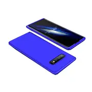 2PCS 3 in 1 Double Dip 360�� Hard PC Protective Case for Samsung Galaxy S10 Plus BARCELONABLUE COLOR
