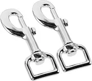 BUGUUYO Replace Dog Leash Clasp Metal Snap Hooks Easy Handling Compact Dog Leash Fixing Hooks