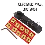 MCLNR2020K12 20×125 lathe tool holder + CNMG120404 CNMG431 BP010 carbide insert