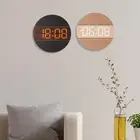 Digital Wall Clock Dining Room Kitchen Office Guest Room Round Hanging Clock