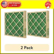 (2 Pack) Flanders (4 Filters), 14" X 24" X 1" Precisionaire Nested Glass Air Fil