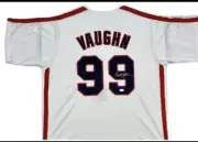 Charlie Sheen "Vaughn signed autographed Custom White Jersey JSA Authenticated