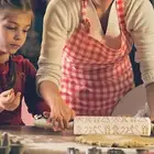 Cookie Pin Christmas Wooden Rolling Pins with Exquisite Patterns for Embossing