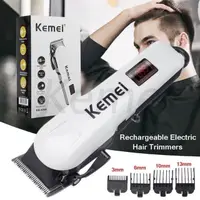 在飛比找蝦皮購物優惠-Kemei KM-809A 可充電液晶顯示屏美髮沙龍家用電動