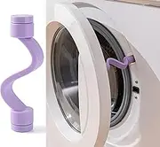 Cozioz Magnetic Front Load Washer Door Prop | Keeps Washer Door Open for Drying | Washing Machine Holder (Purple)