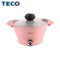 在飛比找蝦皮購物優惠-【贈品出清】［TECO 東元］無水料理美食鍋-蜜桃粉 YP2