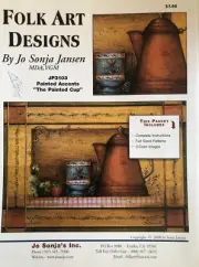 Tole Pattern Packet: Painted Accents: The Painted Cup by Jo Sonja Jansen