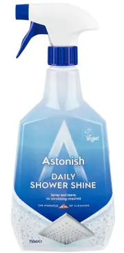 Astonish Daily Shower Shine for Bathroom Showers 750ml