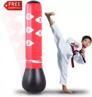 Fitness Inflatable Punching Bag Freestanding Power Boxing Bag for Kids and Adult