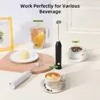 Wireless Whisk Egg Beater Handheld Mini Coffee Blender Egg