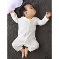 在飛比找ETMall東森購物網優惠-薄款純棉初生男寶寶夏天連體衣服