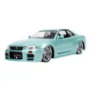Fast And Furious - 2002 Nissan Skyline GT-R (R34) 1:24 Scale
