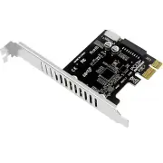 PCI Express X1 PCI-E to USB 3.0 Type-E Front Panel & 19/20Pin Expansion Card