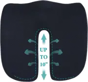 New Upgraded Seat Cushion Pillow for Tailbone Pain Relief -Longer U-Cutout...