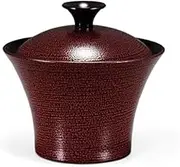 J-Kitchens TA Torch Bowl (Soup Bowl, Bowl, Wan, Lacquerware) (Lid), Paste Brush, 3.7 x 3.7 x 3.5 inches (9.5 x 9.5 x 8.9 cm), Heat Resistant ABS Resin, Made in Japan, Dishwasher Safe