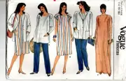 Vogue 8655 Misses Maternity Jacket Dress Pants Top Dress Size 14 - 18