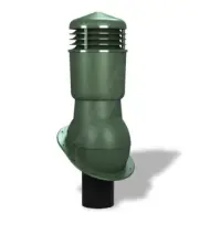 Attic Wind Shingle Metal Roof Vent Insulated Exhaust Ventilator Green NEW