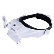 Lighted Head Magnifying Glasses Visor Headset with Light Headband Magnifier