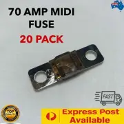 20pcs x 70 AMP Midi Fuses 70A for Dual Battery ANS Fuse Holder Solar Caravan