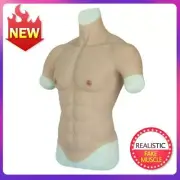 New Crossdresser Realistic Fake Abdominal Muscle Belly Macho Realistic Silicone