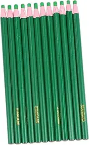 jojofuny Roll No-sharpening Crayons Erasable Stationery Pens That Rub Out Waxing Pen Product Marking Pens Fabric Markers Wax Pencil Color Wax Stick Peel Grease Pencil Green