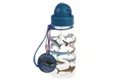 Rex London Kids Child 500ml Plastic Water Bottle Sip Drink Tumbler Sharks