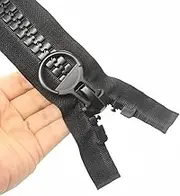 YaHoGa 70cm #20 Super Large Separating Giant Plastic Zippers for Sewing Tents Coats Overcoats Boat Cover Canvas Heavy Duty Huge Resin Vislon Zippers (28" Black)