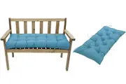 Outdoor Bench Cushions for Patio Furniture Porch Swing Cushions Loveseat Bench Seat Pad-Peacock Blue
